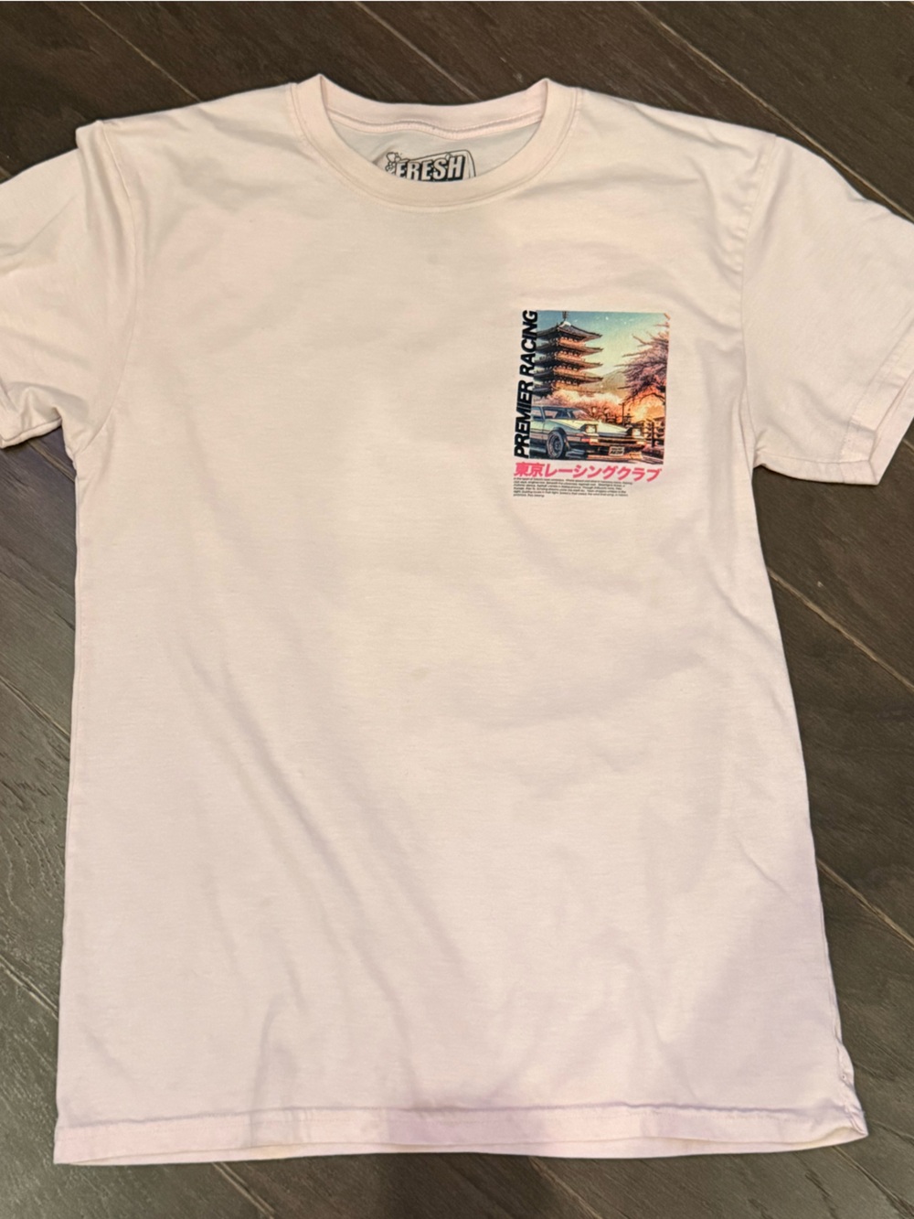 Fresh Laundry JDM Premier Racing Tokyo Graphic Tee Size M